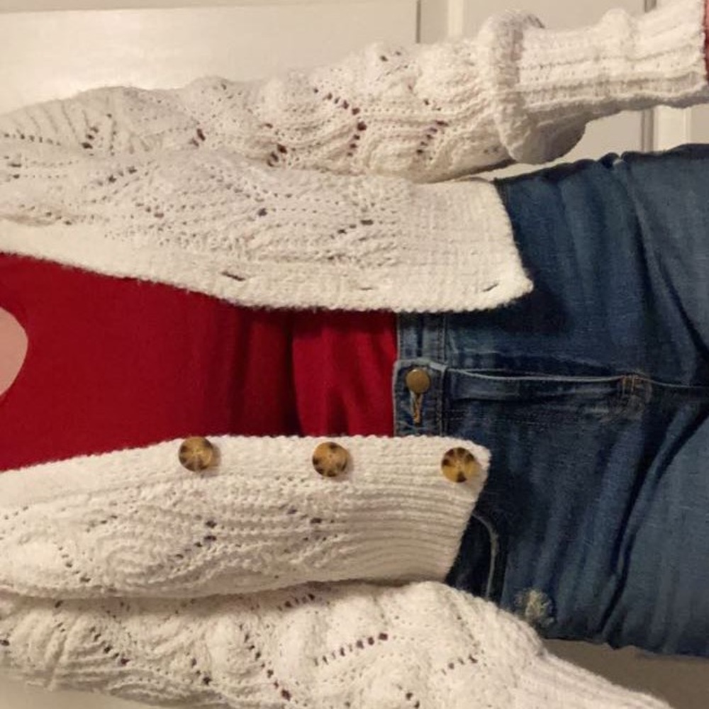 Button up sweater/cover up